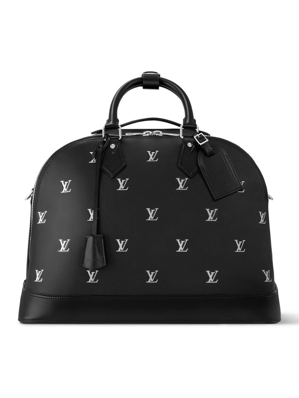 NEW Louis Vuitton x Pharrell Williams Blason Black Leather Alma Duffle *RARE*
